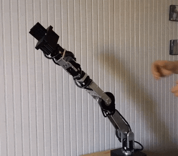 Teaching a robot to wave